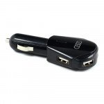 Wholesale 4 USB Output Car Charger Adapter (Black)